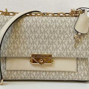 MICHAEL KORS WOMENS SHOULDER BAG CROSSBODY PURSE HANDBAG SHOULDER MK SIGNATURE